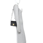 Shiny Calfskin Teen Triomphe Black