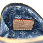 Monogram Denim Hills Pochette Blue
