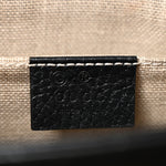 Dollar Calfskin Small Interlocking G Shoulder Bag Black