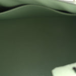 Matte Alligator Birkin Sellier 25 Vert D'eau