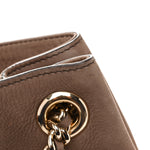 Vitello Range Medium Soho Chain Shoulder Bag Grey Field