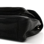Grained Lambskin Monogram Large Niki Chain Satchel Black