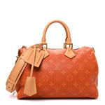 Calfskin Monogram Speedy P9 Bandouliere 30 Ocre