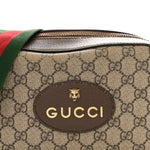 GG Supreme Monogram Web Neo Vintage Shoulder Bag Beige New Acero Crop