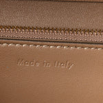 Liege Calfskin Medium Classic Box Flap Bag Taupe