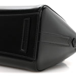 Shiny Lord Calfskin Mini Antigona Black