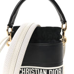 Calfskin Micro Dior Vibe Bucket Blue