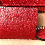 GG Supreme Monogram Small Queen Margaret Top Handle Bag Red