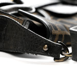 Zucca B Bis Flap Bag Tobacco Castagna