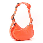Agneau Arena Le Cagole Shoulder Bag XS Orange