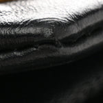 Calfskin Y Quilted Monogram Toy Loulou Crossbody Bag Black