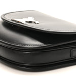 Supple Calfskin Triomphe Medium Besace Black