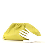 Smooth Butter Calf The Pouch Oversized Clutch Kiwi