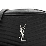 Grain De Poudre Matelasse Monogram Mini Lou Camera Bag Black