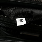 Satin Crystal Mini Galleria Double Zip Tote Metal