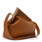 Shiny Nappa Medium Fendi First Caramello