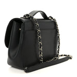 Caviar Quilted Medium Business Affinity Flap Black