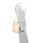 Calfskin Mini Movimento Bag Crema