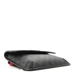 GG Supreme Monogram Web Slim Belt Bag Black Grey
