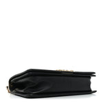 Lambskin Chevron Quilted Medium Boy Flap Black