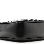 Calfskin Matelasse Monogram Lou Camera Bag Black