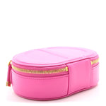 Calfskin CD Signature Oval Crossbody Camera Bag Rani Pink
