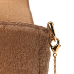Mink Shiny Nappa Nano Baguette Charm Naturale Oro Soft