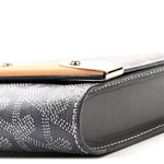 Goyardine Monte Carlo Bois Clutch With Strap Gray