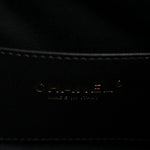 Washed Denim Quilted Mini Chanel 25 Handbag Black