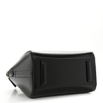 Shiny Lord Calfskin Mini Antigona Black