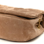 Suede Matelasse Monogram Mini Jamie 4.3 Whisper Pink