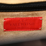 Patent Rockstud Tote Black
