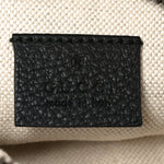 Grained Calfskin Small Logo Belt Bag Black