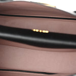 Saffiano Cuir Medium Double Bag Black Mughetto