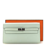 Epsom Kelly Wallet To Go Vert Peppermint