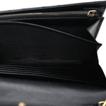 Calfskin Matelasse GG Marmont Chain Wallet Black