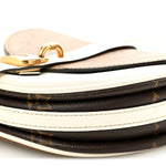 Reverse Monogram Chantilly Lock White