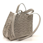 Lux Calfskin Vienne Wave Mina 25 Bag Perle