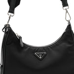 Re-Nylon Saffiano Re-Edition 2005 Shoulder Bag Black