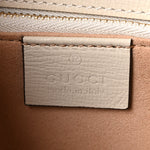 GG Supreme Monogram Horsebit 1955 Shoulder Bag Beige Mystic White