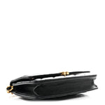 Lambskin Resin Quilted Wallet On Chain WOC Black