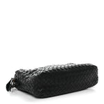 Nappa Intrecciato Crossbody Messenger Black