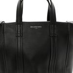 Calfskin XS Laundry Cabas Tote Black