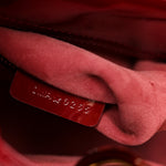 Patent Cannage Small My ABCDior Lady Dior Cherry Red