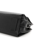 Grained Calfskin Small Supple Sac De Jour Black