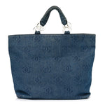 Denim Large CC Tote Dark Navy Blue