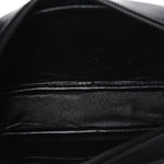 Calfskin Matelasse Monochrome Monogram Mini Lou Camera Bag Black