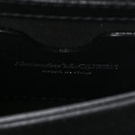 Calfskin Quilted Graffiti Knuckle Shoulder Bag Black
