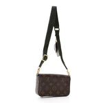 Monogram Felicie Strap & Go Kaki