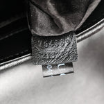 Nappa Vertical Matelasse Small Maxi Horsebit Chain Shoulder Bag Black